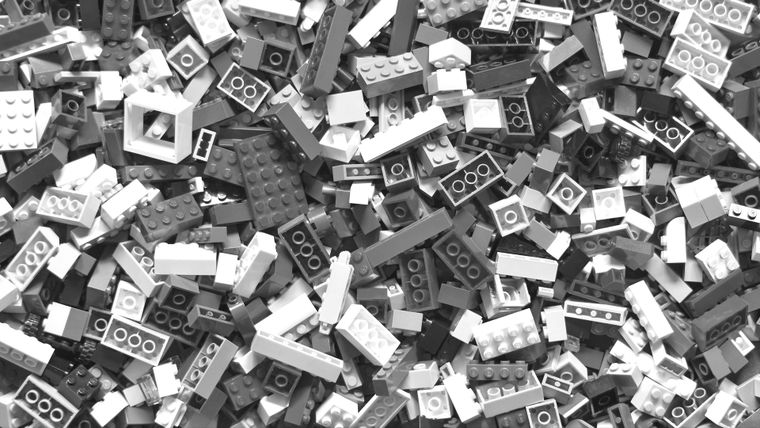 Lego bricks lying around